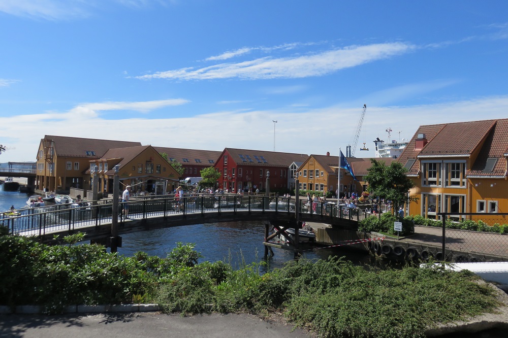 Am Hafen von Kristiansand