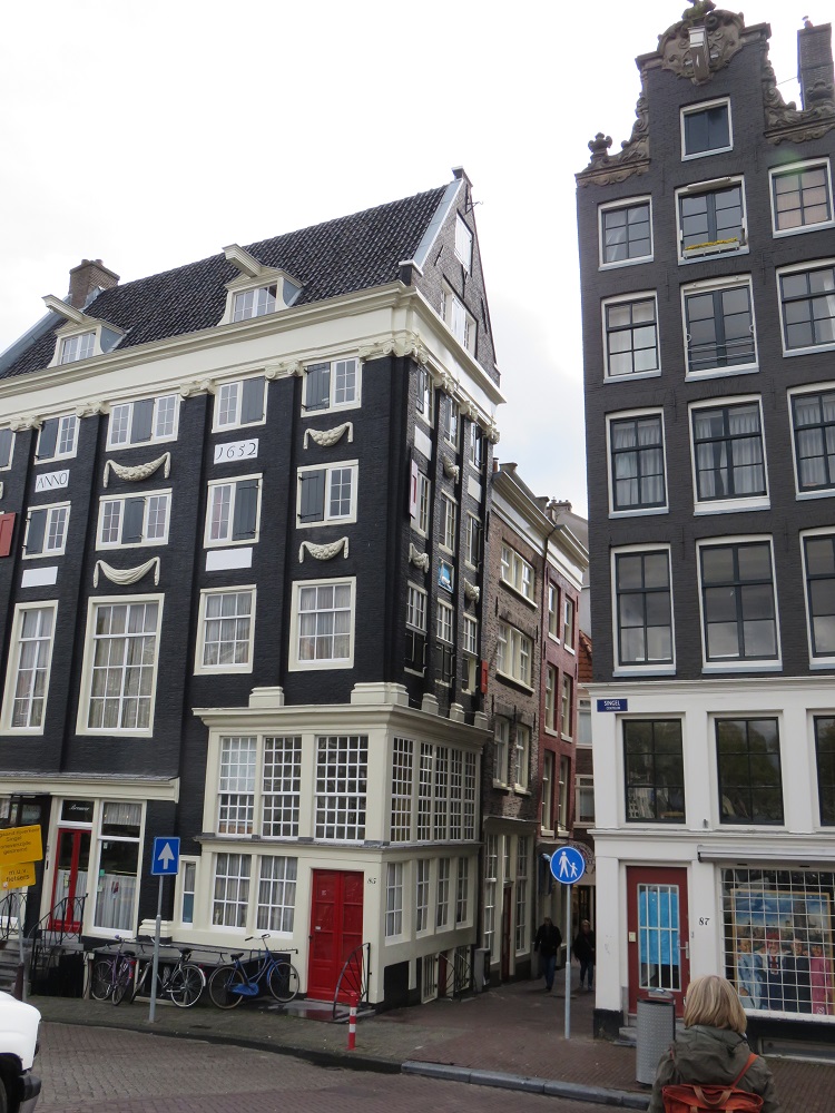 Typische Häuser in Amsterdam