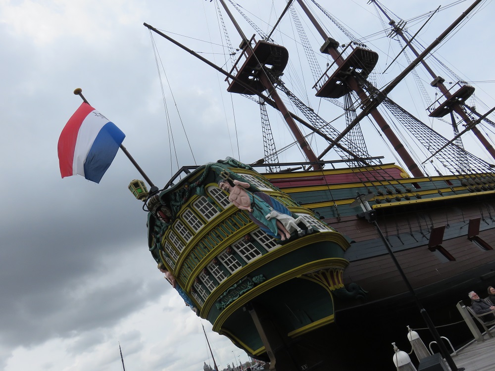 Die VOC Amsterdam beim Schifffahrtsmuseum
